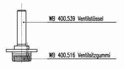 empujador WB 400 040-U